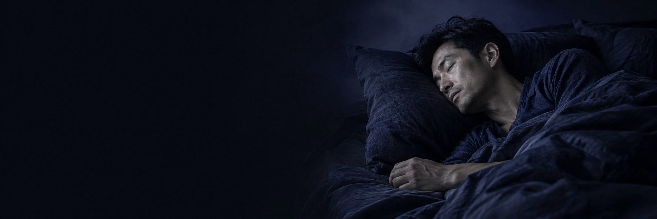 A man sleeping soundly